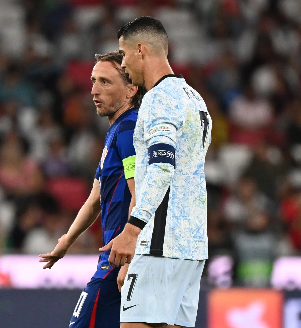 Luka Modric e Cristiano Ronaldo são atrações — Copa do Mundo hoje