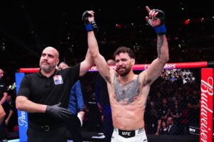 Maurício Ruffy em ação — reserva do UFC 329