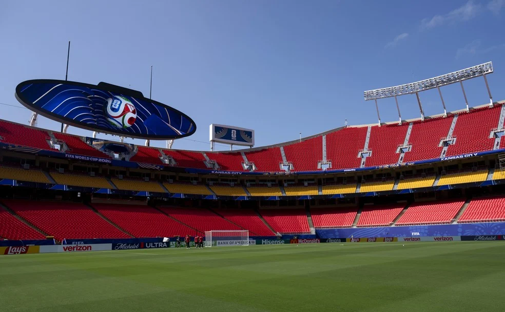 Estádio de Kansas City para Colômbia x Gana