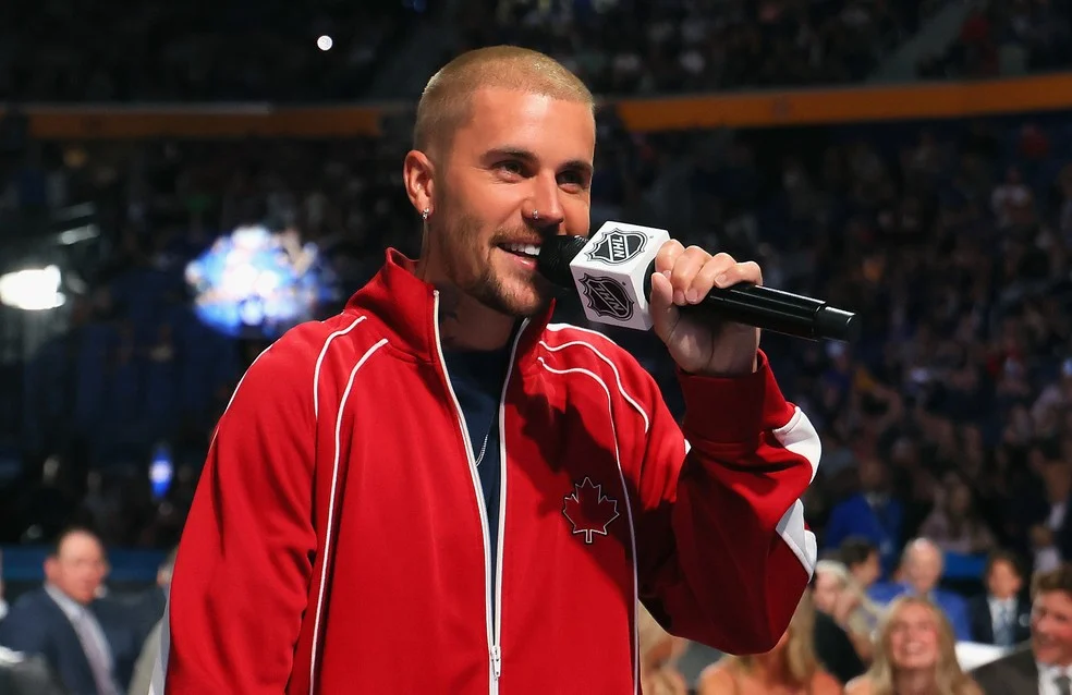 Justin Bieber no palco — Justin Bieber Copa 2026