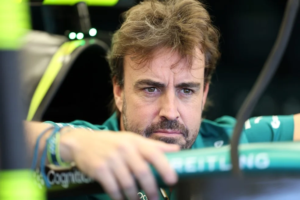 Fernando Alonso em ação: dirigir em Silverstone será desafiador