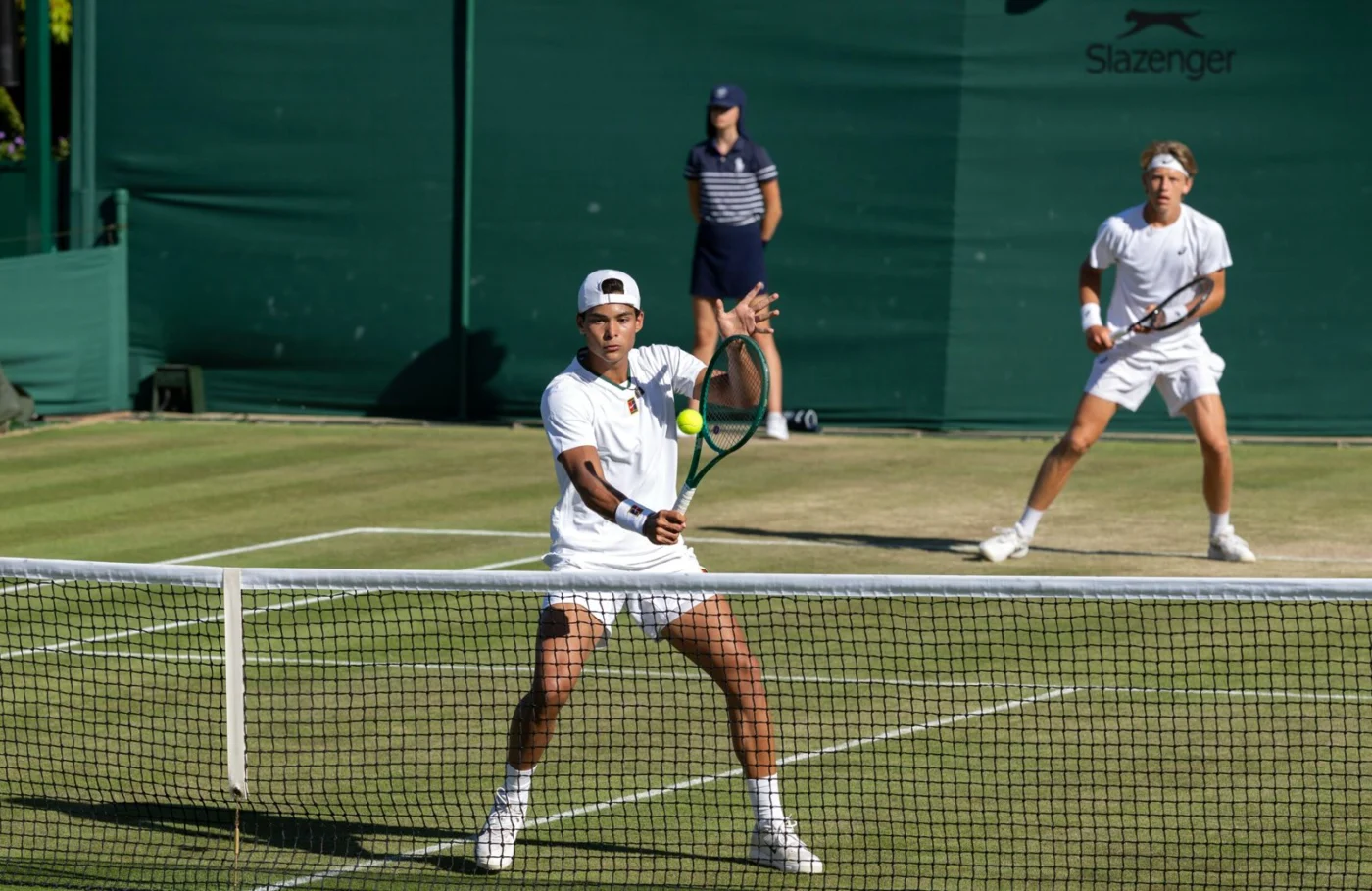 Guto e parceiros nas Duplas em Wimbledon