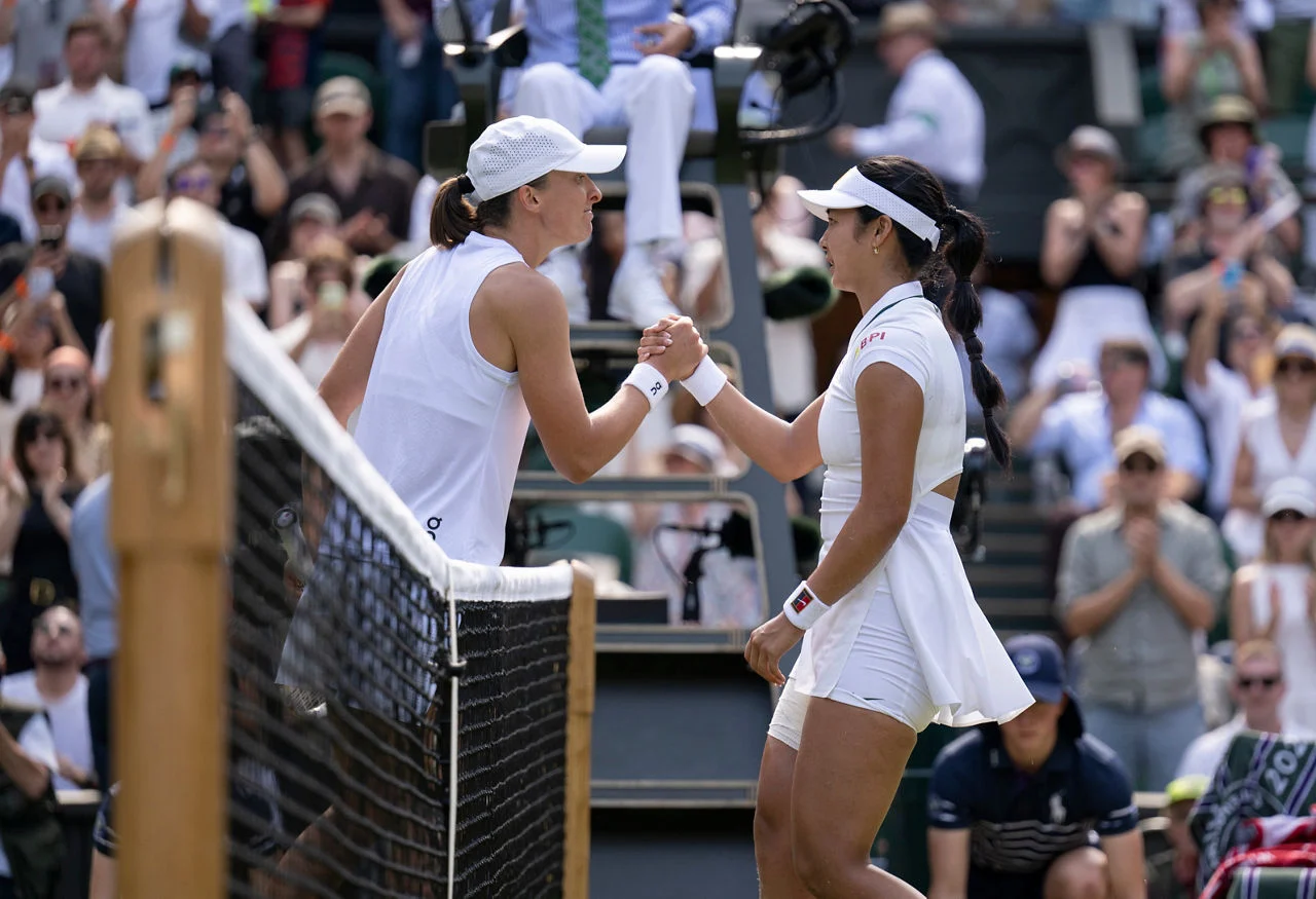 Eala mais corajosa em Wimbledon