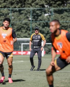 Treino tático São Paulo com Dorival Júnior no CT da Barra Funda