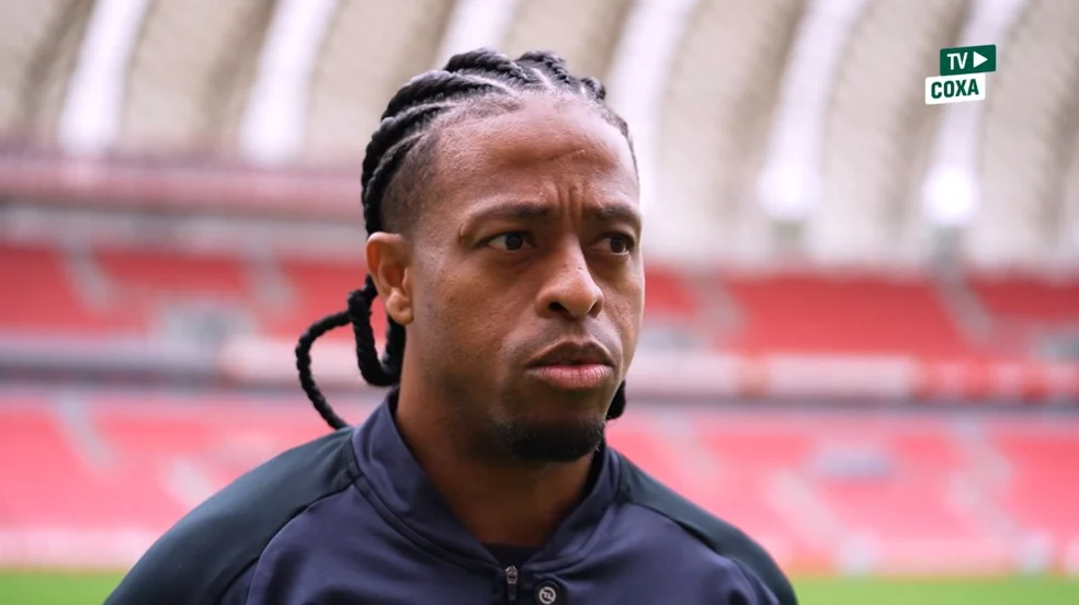 Keno Coritiba em ação no treino — Keno Coritiba