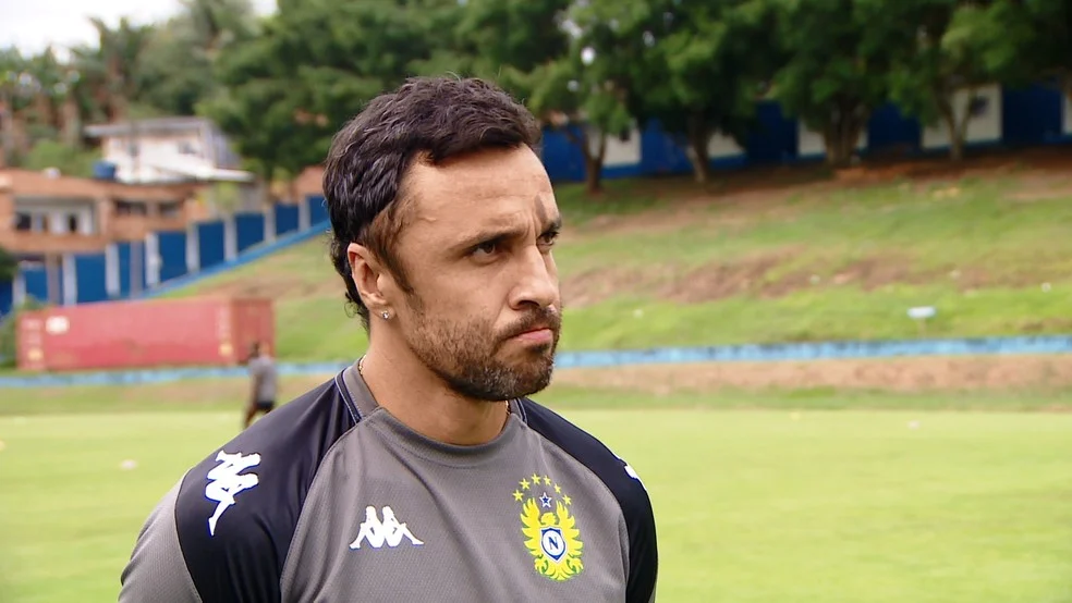 Caio Mancha durante treino no Nacional-AM