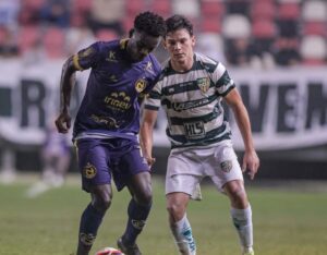 Nação e Metropolitano em lance na Arena Joinville