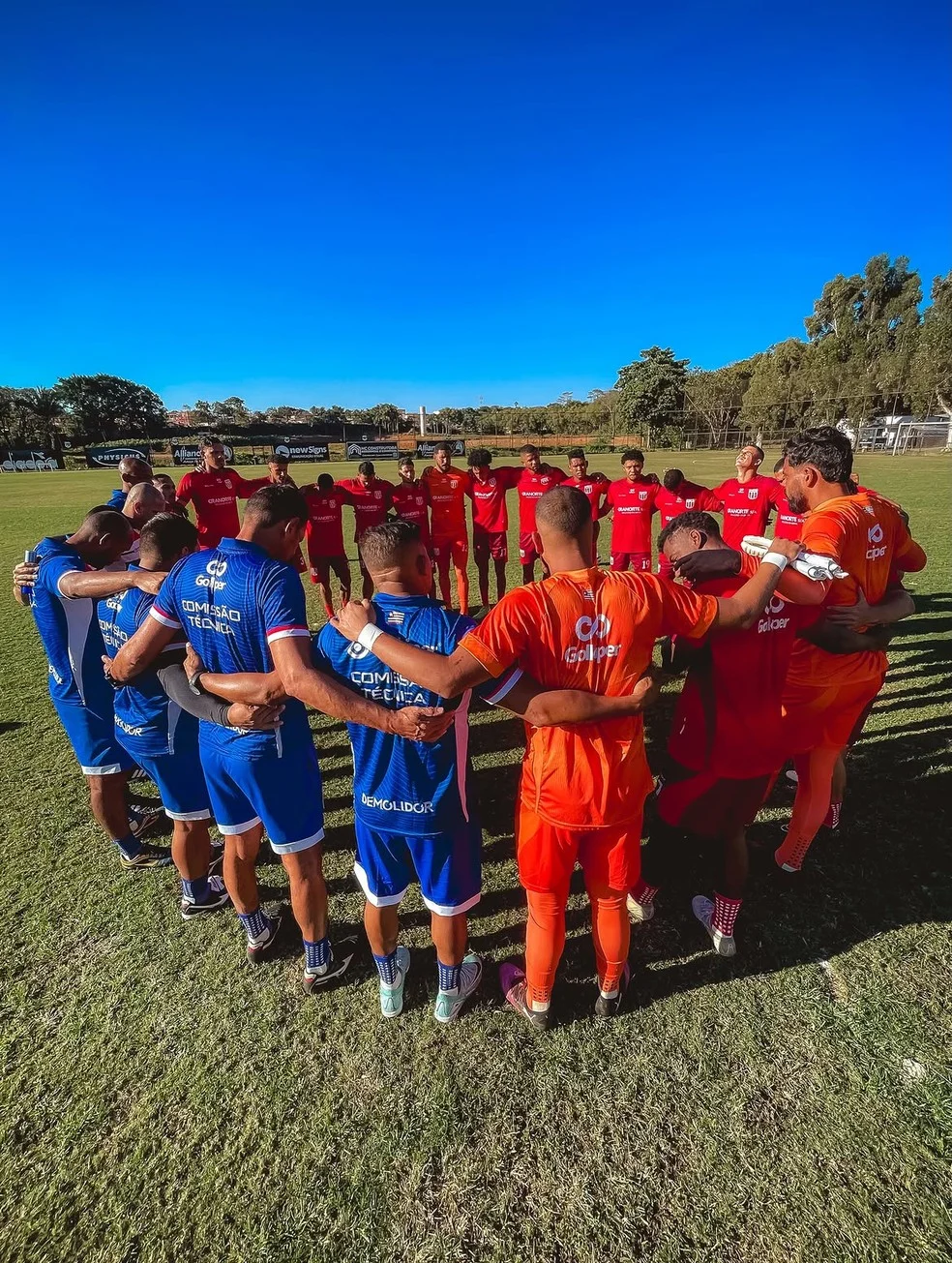 Treino do Maranhão Atlético antes do duelo pela Série C
