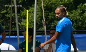 Treino da Seleção com Raphinha no CT Columbia Park
