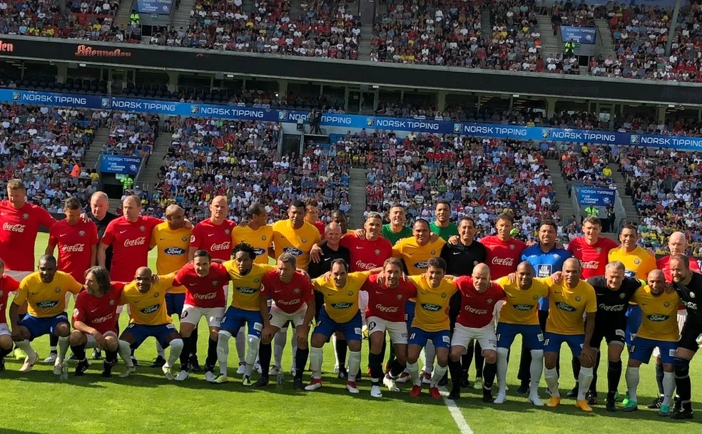 Revanche Brasil Noruega: veteranos reunidos em Oslo