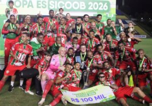 Rio Branco VN celebra título da Copa Espírito Santo em 2026