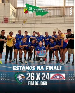 Jogo do Aberto de Handebol Feminino com Jader Saraiva