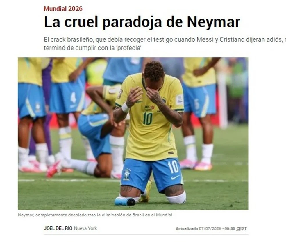 Neymar e o paradoxo cruel da despedida