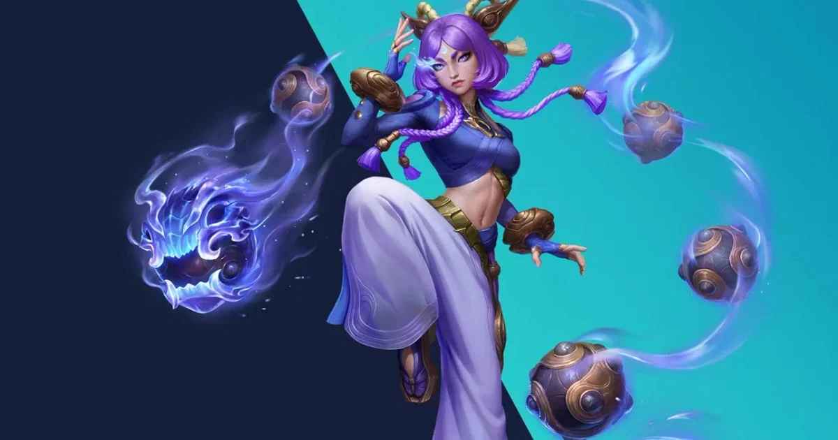 Arte de Yunara no Patch 7.2 Wild Rift
